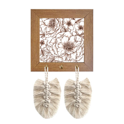 Decorative & Handcrafted Wall Key Holder for Your Entryway