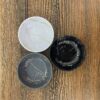 Round Melamine Dinnerware Bowls with Marble Design (Set of 6)