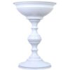 White Metal Display Bowl Floor Stand for Nuts and Spices