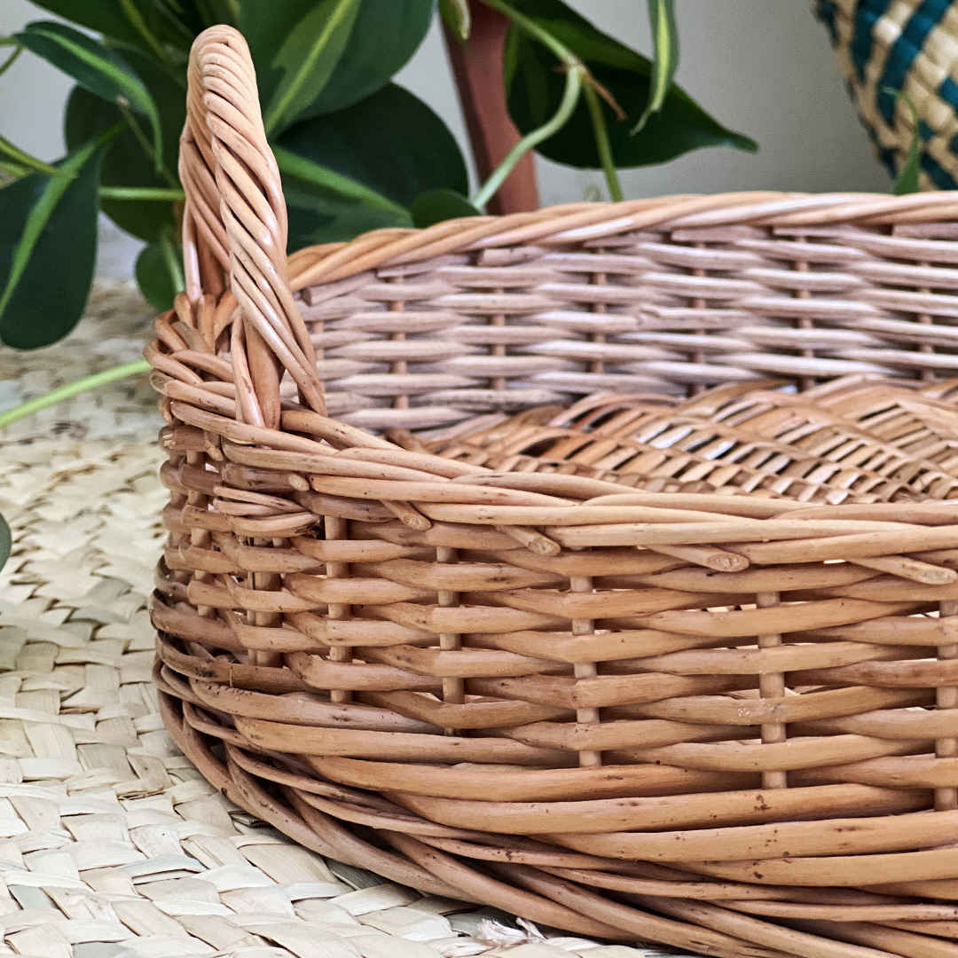 Wicker Basket Ideal for Home Decor with Touch of Tradition