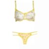 Lingerie Set Bra & Thong for Women Chic Butterfly-Designed