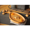 Wooden Serving Tray Fish-Shaped Model bamboo