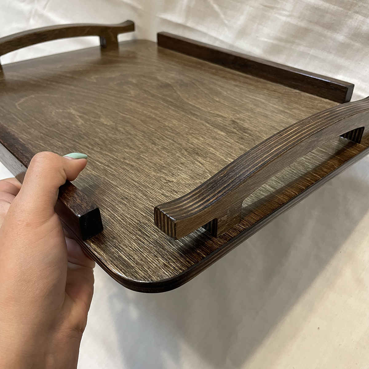 Serving Tray with Handle & Base – Model Rima | Functional & Stylish