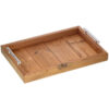 Wooden Serving Tray with Handle – Waterproof Finish for Daily Use