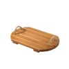 Wooden Tray with Hemp Handle – Model Ange | Rustic & Lightweight