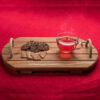 Wooden Serving Tray With Hemp Handle Model Ange