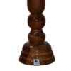 Traditional Wooden Table Lamp with White Lampshade