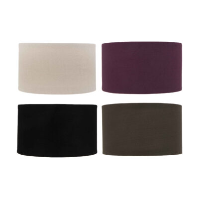 Accent Wooden Table Lamp With Fabric Lampshade