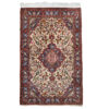 Persian Carpet with Wool Hand-Knotted in Bijar Geometric Red