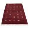 Authentic Genuine Persian Gabbeh Wool Rug Handwoven with Animal Motifs