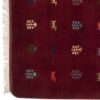 Authentic Genuine Persian Gabbeh Wool Rug Handwoven with Animal Motifs