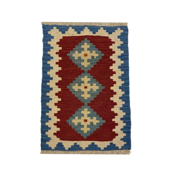 Authentic Persian Wool Kilim Rug Handwoven in Fars Tribal