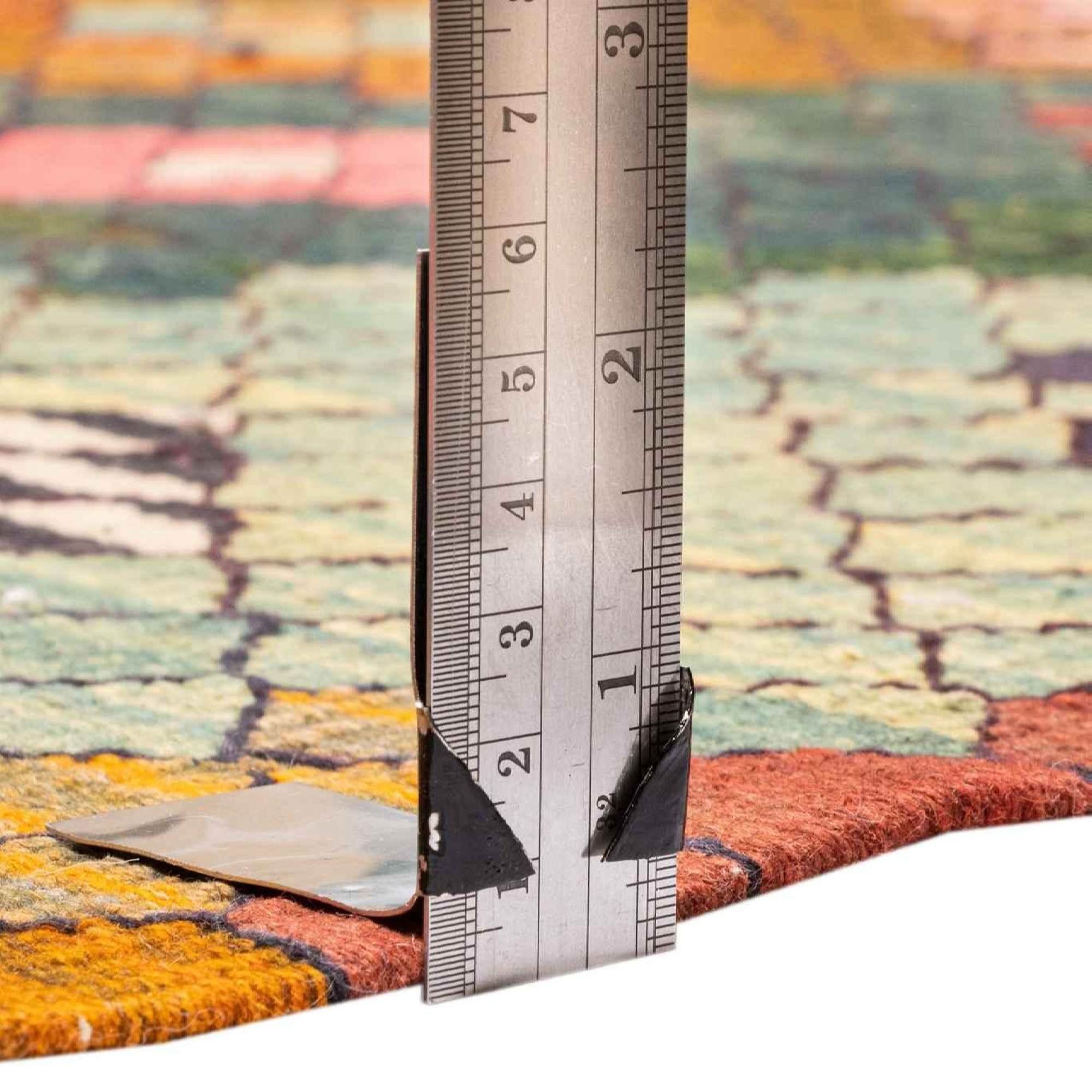 Authentic Persian Wool Kilim Rug Handwoven in Bijar Geometric