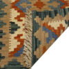 Authentic Persian Wool Kilim Rug Handwoven in Fars Qashqai Green