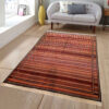 Authentic Persian Wool Kilim Rug Traditionally Handwoven Striped