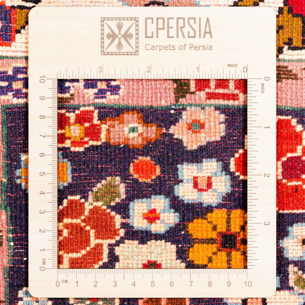 Authentic Persian Wool Carpet Hand-Knotted in Bojnurd Floral Bordered