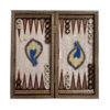 Inlaid Marquetry Backgammon Board Artisan-Crafted with Khatam-kari Technique