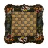 Inlaid Marquetry Backgammon Board Artisan-Crafted with Persian Khatam-kari Elegance