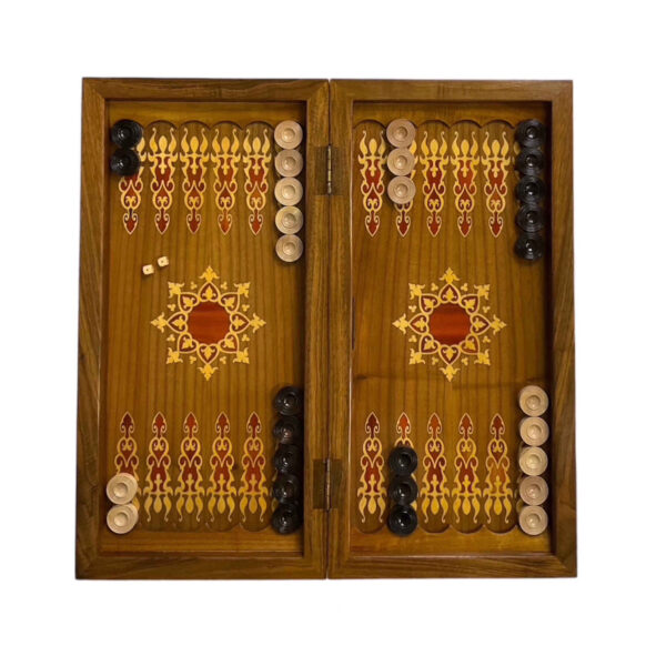 Backgammon & Chess Board Handcrafted from Walnut Wood