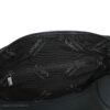 Gray Leather Bauletto Handbag with Large Capacity for Women