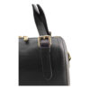 Handcrafted Leather Bauletto Handbag with Top Handle for Women