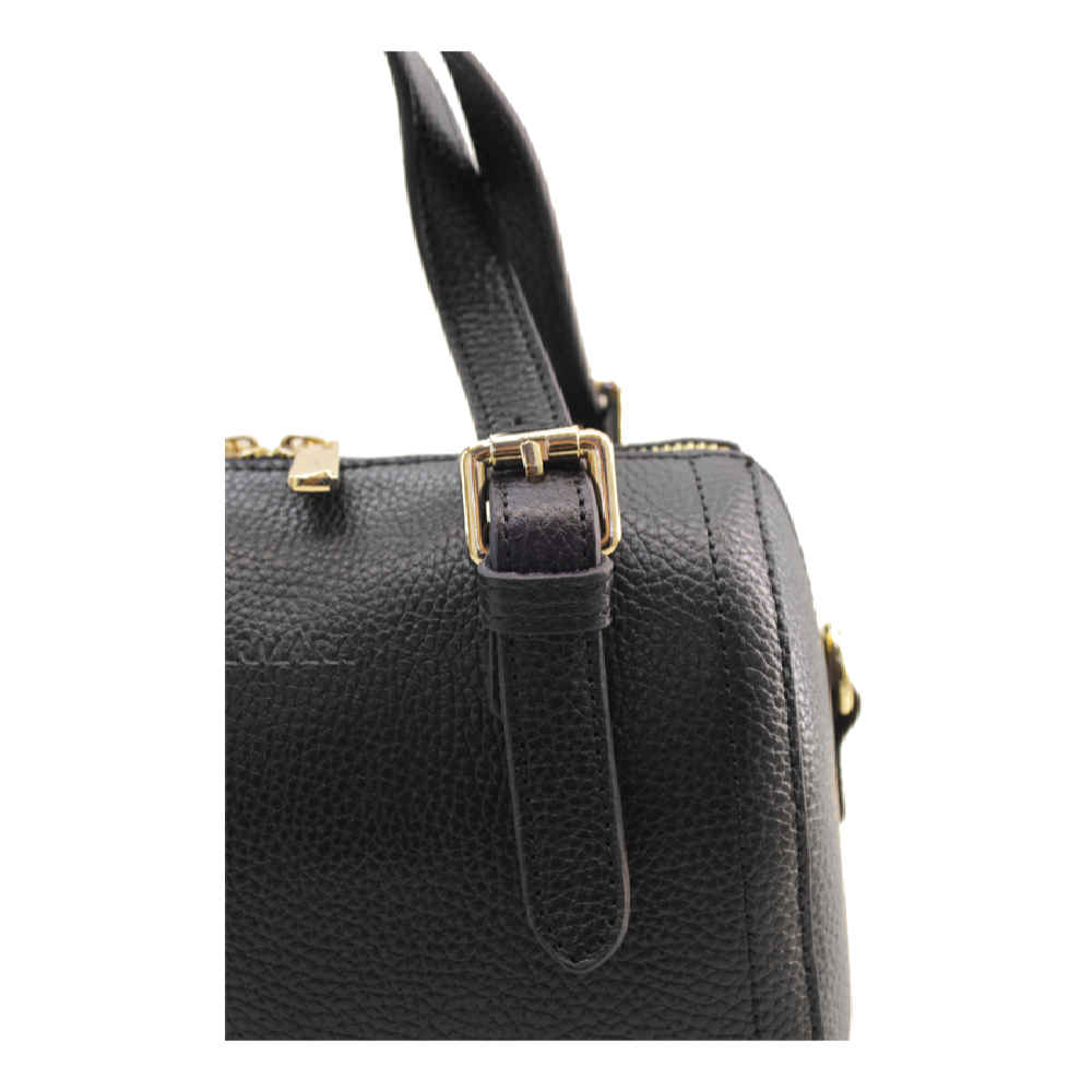 Handcrafted Leather Bauletto Handbag with Top Handle for Women
