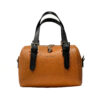 Bauletto Leather Handbag with Double Handles: Classic Style