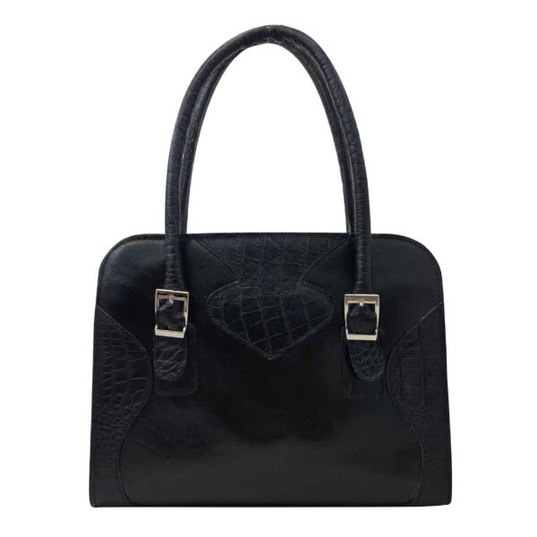 Bauletto Leather Handbag: Large Capacity Model Barney