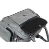 Faux Leather Bauletto Handbag with Top Handle & Long Strap