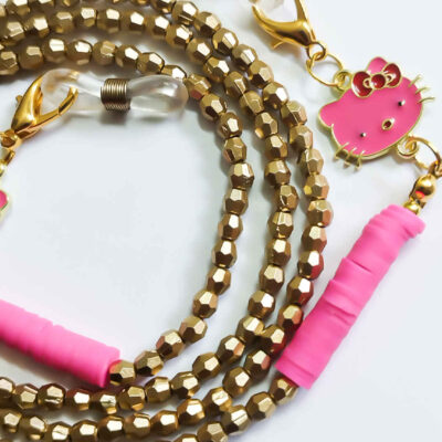 Beaded Glasses Chain – Stylish & Functional with Hello Kitty Design