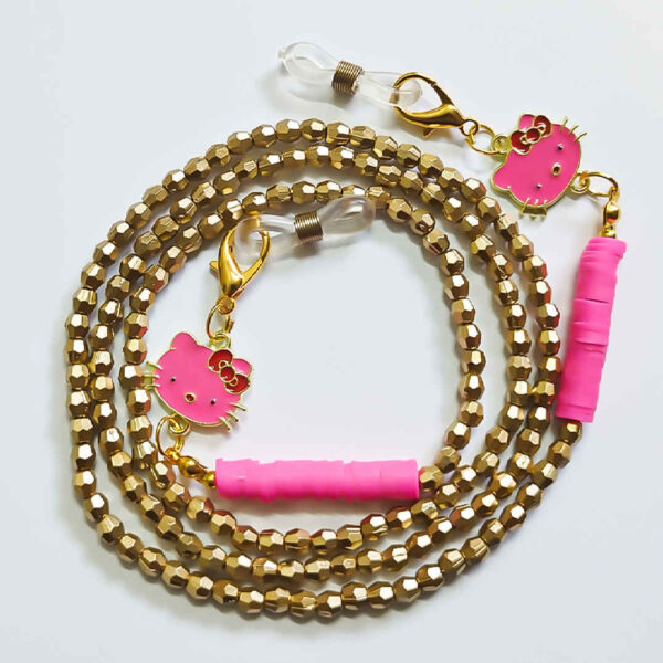 Beaded Glasses Chain – Stylish & Functional with Hello Kitty Design