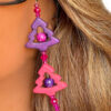 Beaded Glasses Chain – Pink Crystal Beads
