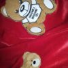 Sweatshirt & Pants Set for Kids with Teddy Bear Design in Velvet