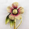 Brass Bar Spoon with Elegant Flower Design Set - 3 Pieces