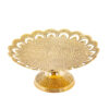 Brass Serving Stand Traditional Engraved with Base