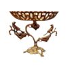 Brass Serving Stand Traditional Sparrow Design for Sweets