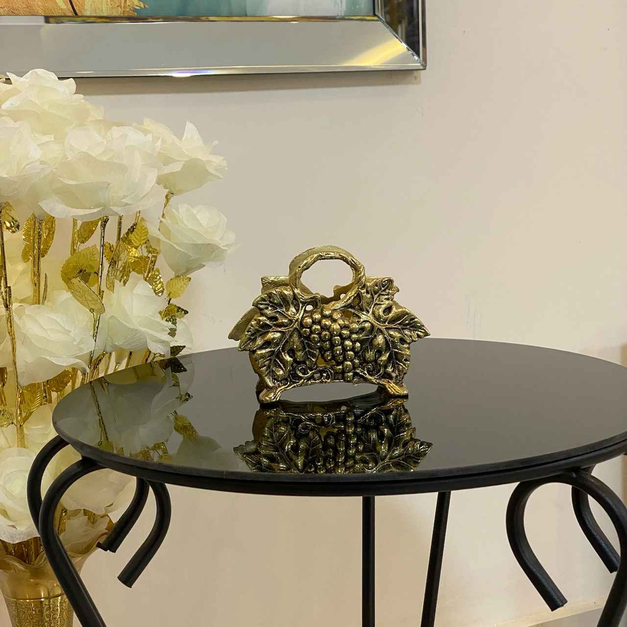 Brass Tissue Paper Holder – Elegant Table Decor