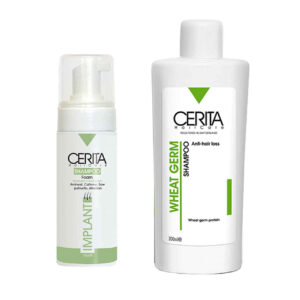 Cerita Implant Foam & Wheat Germ Shampoo Pack – Effective Anti-Hair Loss Treatment