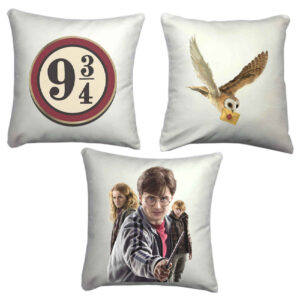 Cushion Set of 3 with Harry Potter Inspired Design