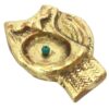 Handcrafted Pottery Incense Holder – Owl Design