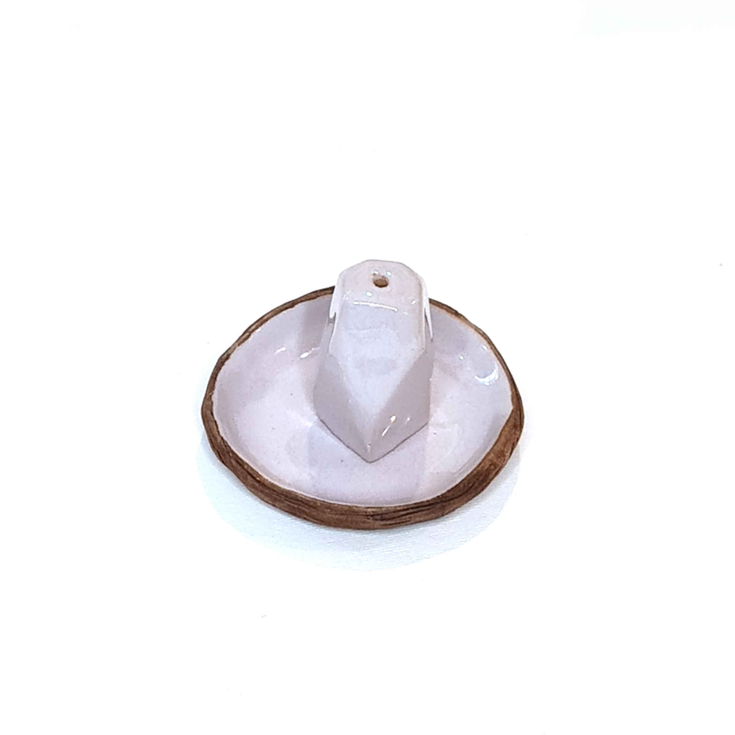 Handmade Pottery Incense Holder – Lilac Rock Design