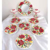 Elegant Pottery Haft-seen Set with Floral Pattern for Nowruz