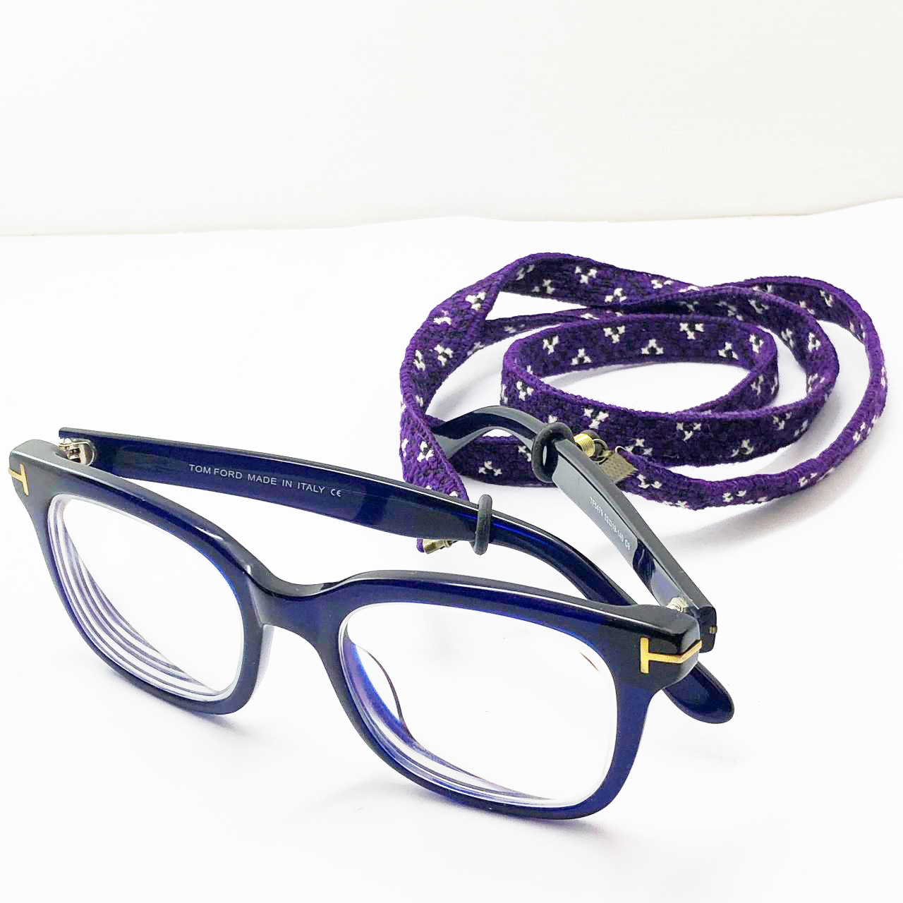 Glasses Strap – Handcrafted Purple with Baluchi Embroidery