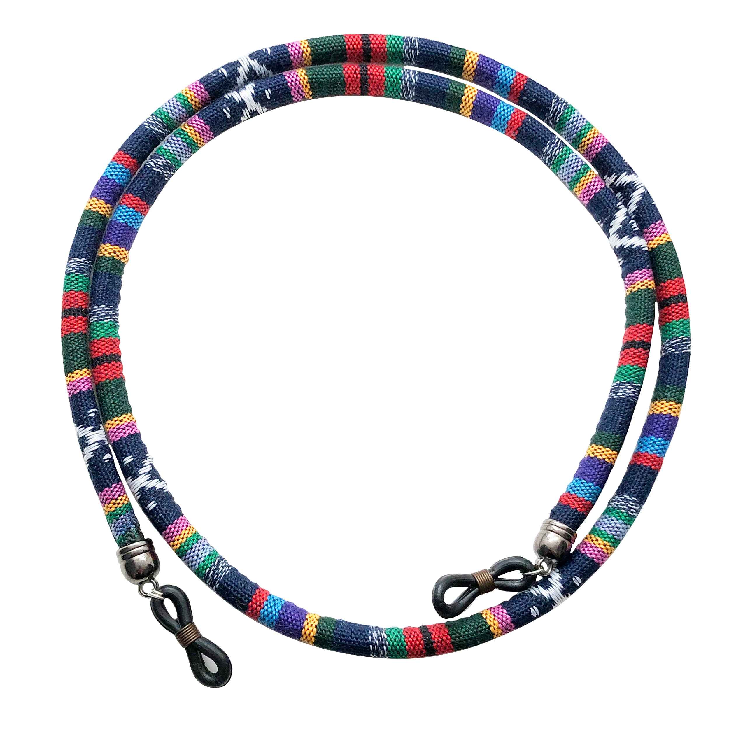 Glasses Strap – Blue Striped Traditional Design