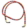Glasses Strap – Red Striped Design