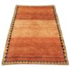 Authentic Persian Gabbeh Wool Rug Handwoven in Fars Brick Red