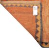 Authentic Persian Gabbeh Wool Rug Handwoven in Fars Brick Red
