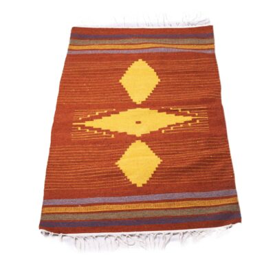 Genuine Persian Wool Kilim Rug Traditionally Handwoven Qashqai