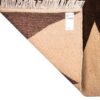 Persian Gabbeh Wool Rug Handwoven in Fars Geometric Brown