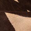 Persian Gabbeh Wool Rug Handwoven in Fars Geometric Brown
